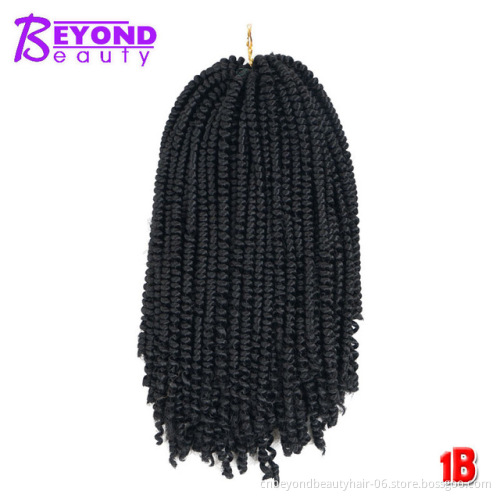 8 inch afro hair nubian twist 50strands/pack Spring Twist private label Crochet Braid Hair Synthetic hair extensions jerry curl